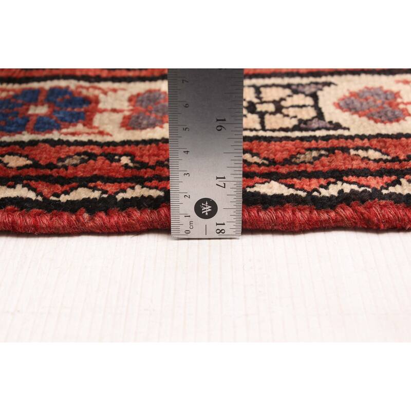 ECARPETGALLERY Hand-knotted Andelz Light Red Wool Rug - 3'8 x 11'1