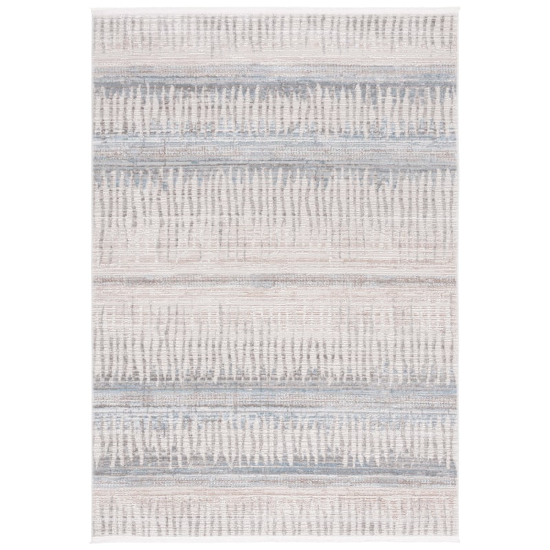 SAFAVIEH Mila Izola Modern & Contemporary Rug - 4' x 6' - Beige/Blue