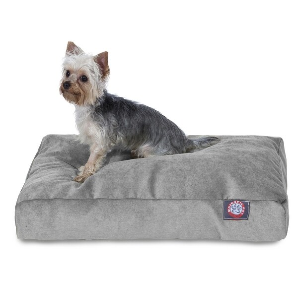 large dog bed with cover