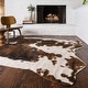 preview thumbnail 1 of 14, Alexander Home Yosemite Faux Cowhide Area Rug