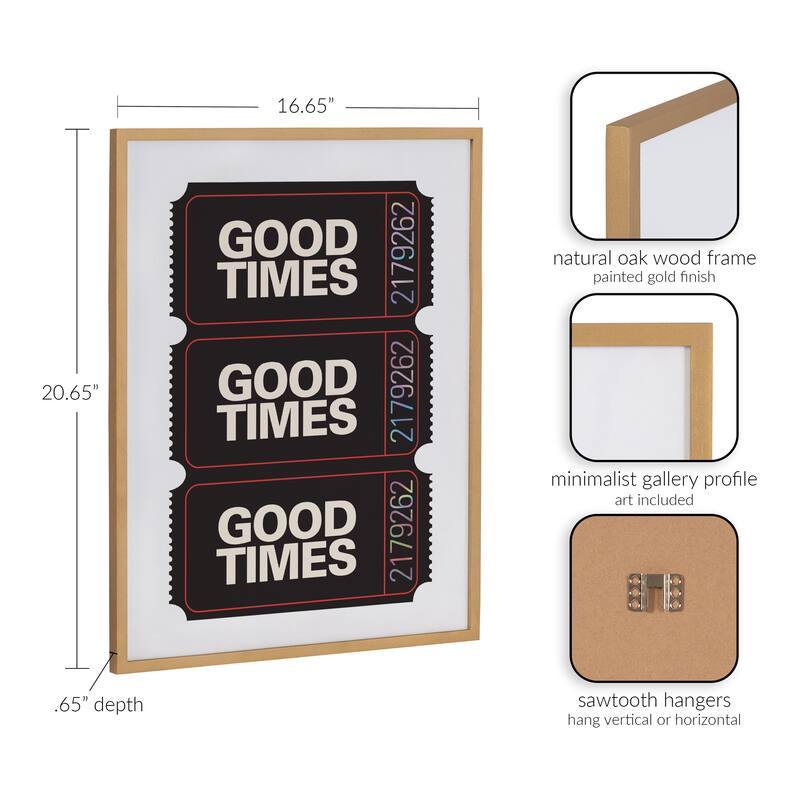 Kate and Laurel Gallery Retro Positive Quote