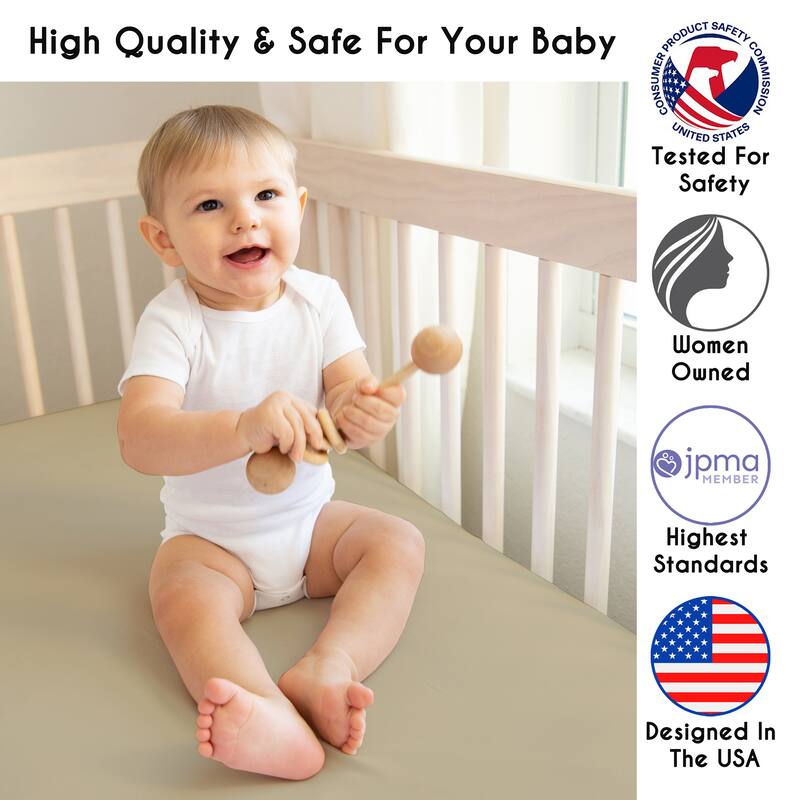 Sweet Jojo Designs Woodland Camo Deer Boy 6pc Crib Bedding + BreathableBaby Breathable Mesh Liner - Plaid Print - Crib Size