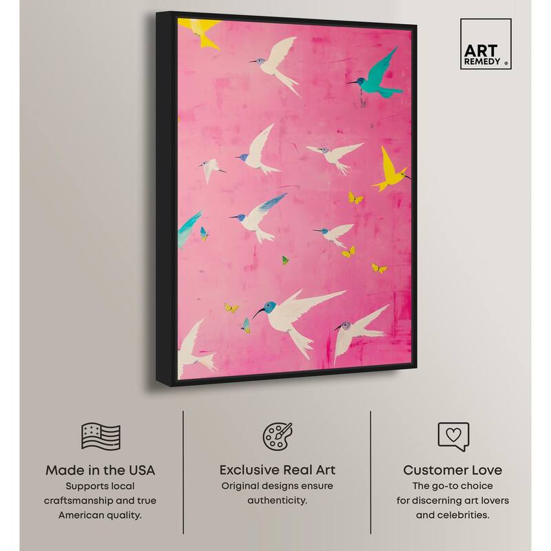 Soaring Sorbet Canvas by Art Remedy