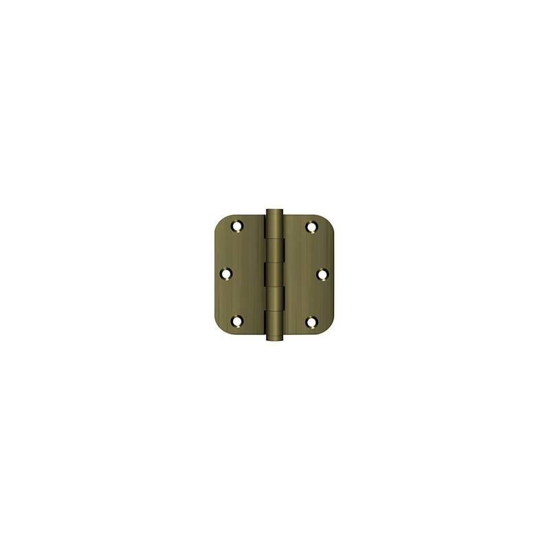 Deltana 3.5" x 3.5" Solid Brass 5/8" Radius Corner Plain Bearing