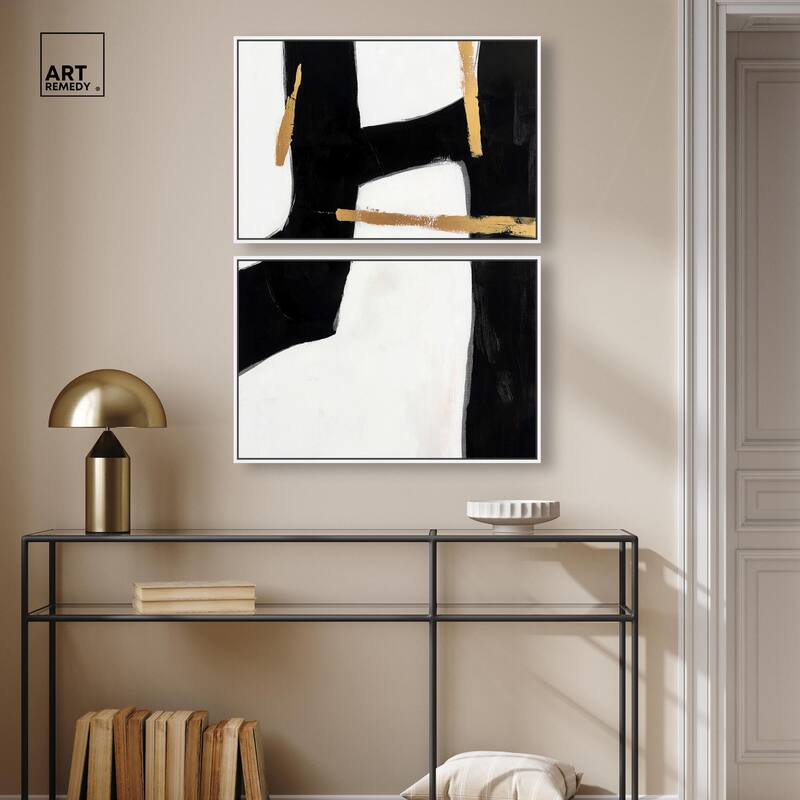 Urban Grid I Canvas Set of 2 by Art Remedy