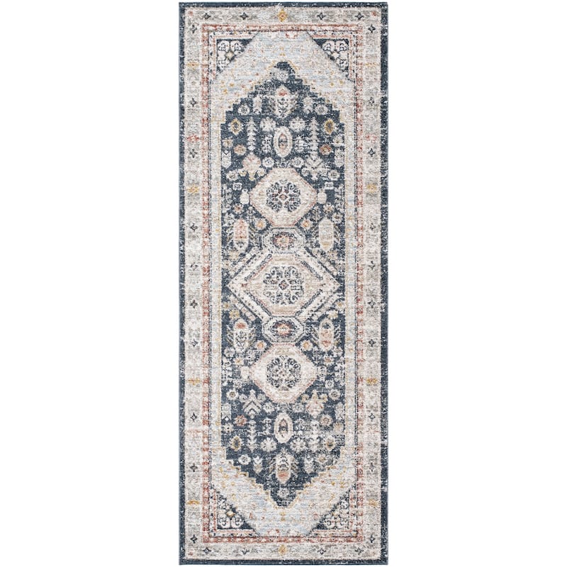 Livabliss Transitional Beckham Medallion Area Rug