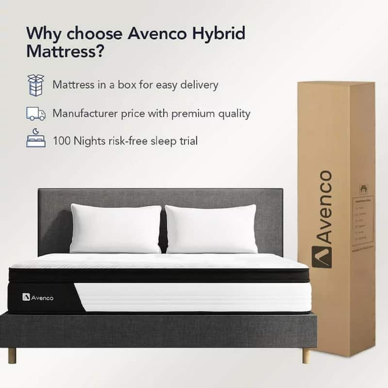 10'' Medium Pillow Top Hybrid Mattress