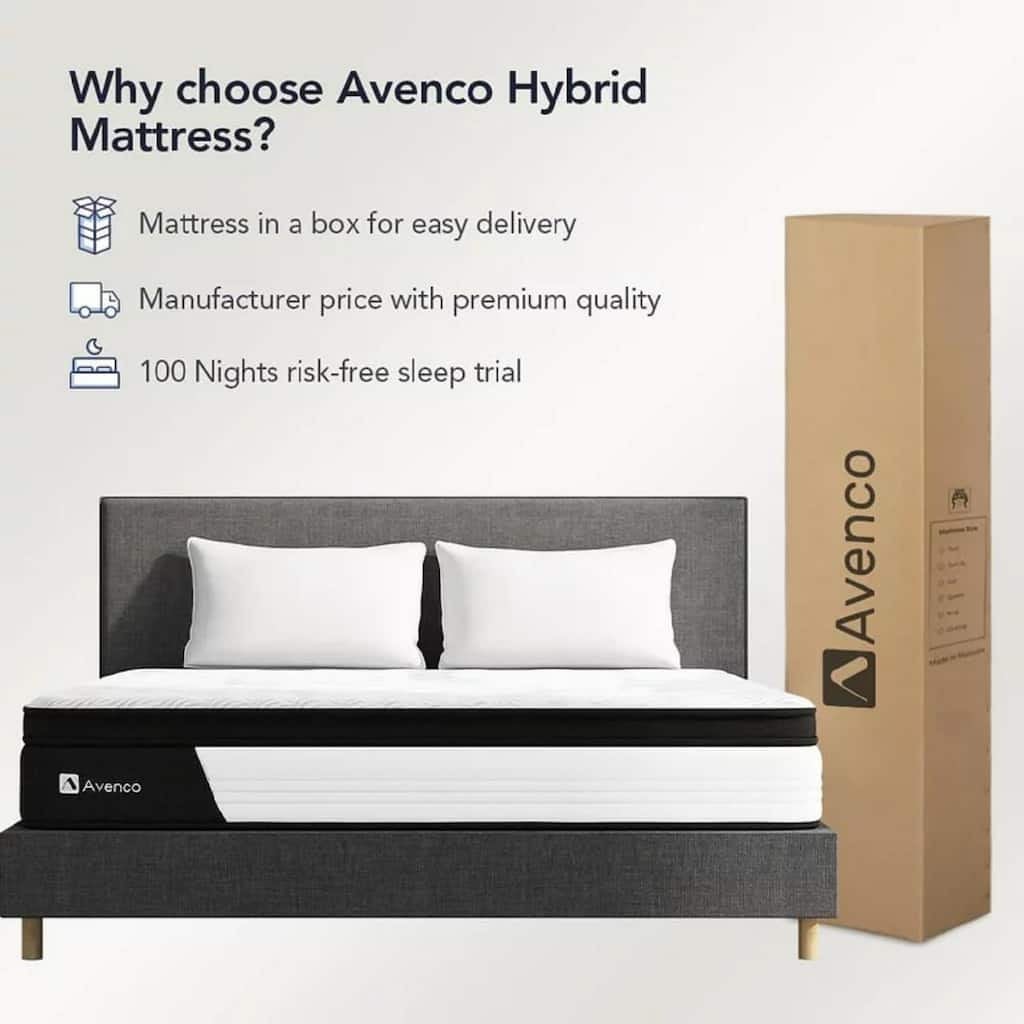 12'' Medium Pillow Top Hybrid Mattress