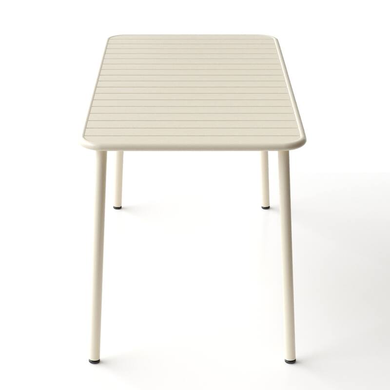 Long Table Outdoor Dining Table Villa Courtyard Balcony Table Outdoor Leisure Table Simple Garden Waterproof Table