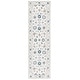 preview thumbnail 11 of 10, SAFAVIEH Handmade Aspen Jacobina Boho Tribal Wool Rug 2'3" x 8' Runner - Ivory/Blue - Runner