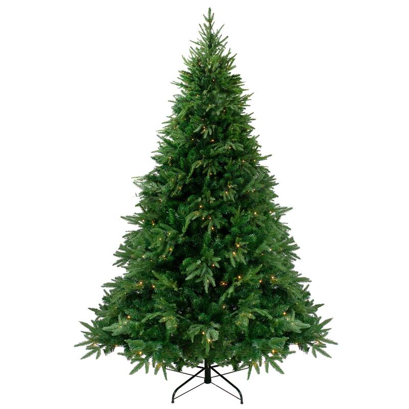 7.5' Full Silverthorne Fir Artificial Christmas Tree - Clear Lights - 7.5 Foot