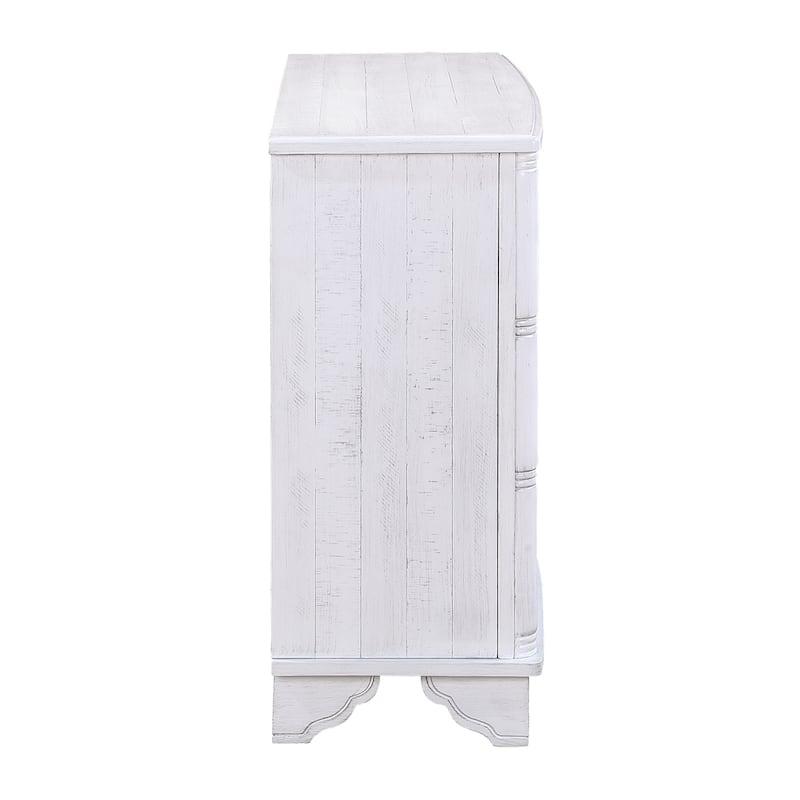 40" Console Table, Retro Entryway Table with Adjustable Storage Shelf
