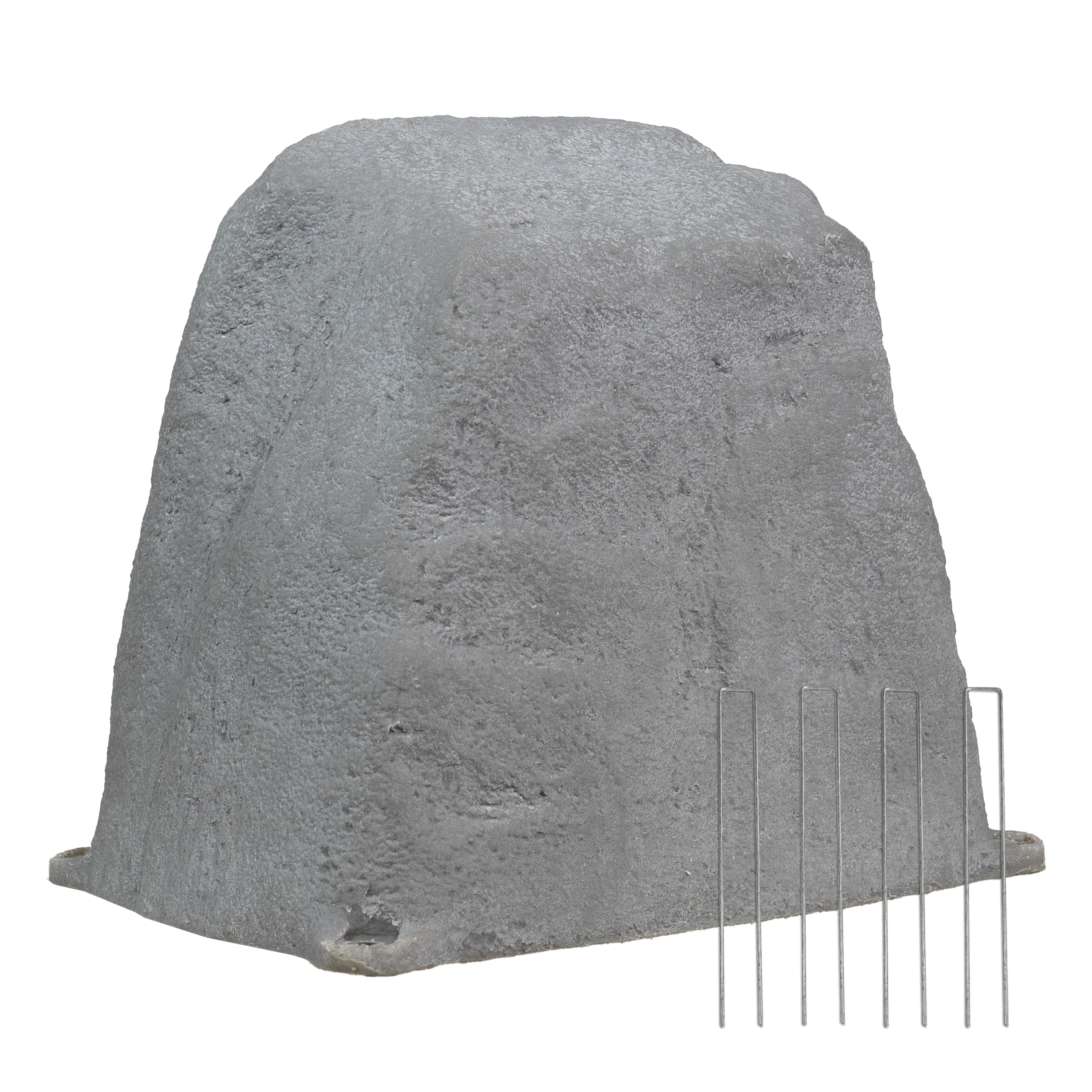 Sunnydaze Flat-Top Artificial Landscape Rock Cover with Stakes