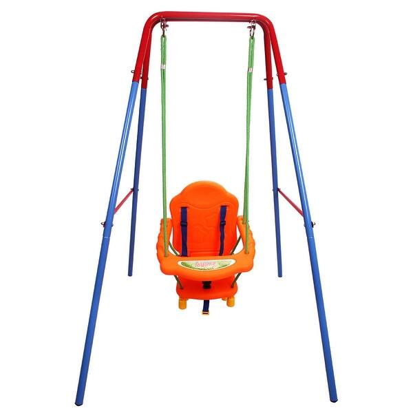 Shop Outdoor Backyard Playground Children Swing Set With Rope