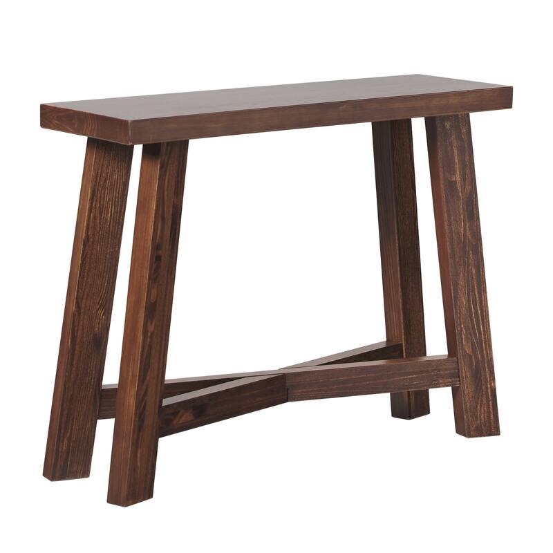 Middlebrook Modern Farmhouse Solid Wood Rectangle Entry Table