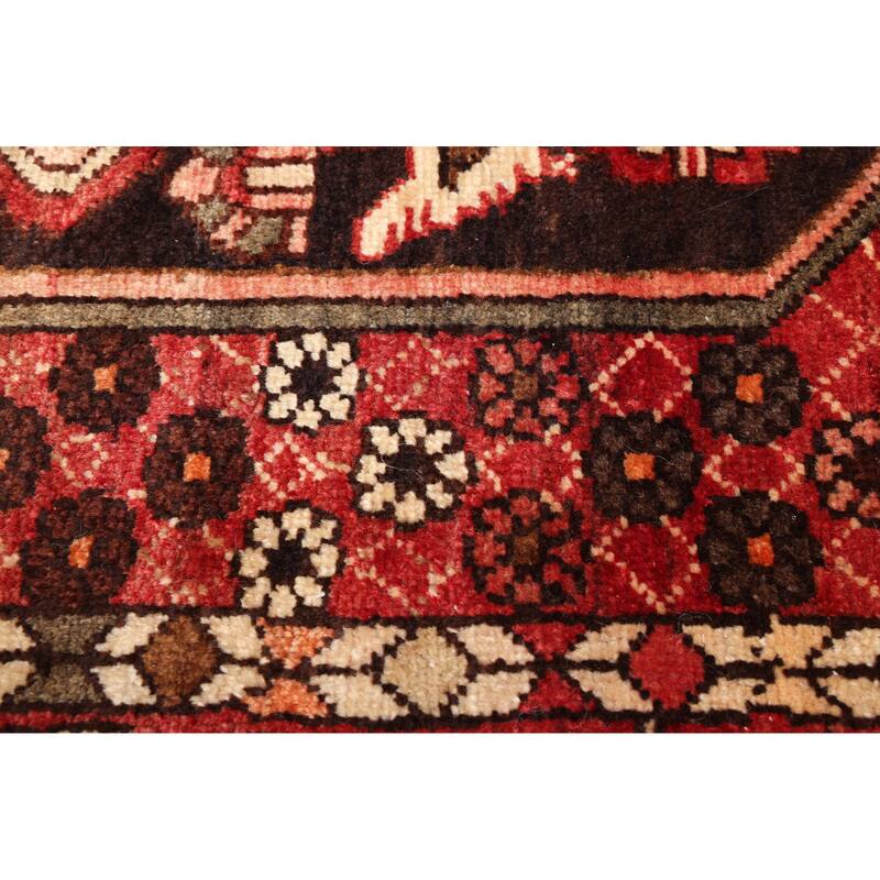 ECARPETGALLERY Hand-knotted Kayseri Vintage Red Wool Rug - 5'4 x 6'11