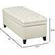 preview thumbnail 30 of 43, Hastings Tufted Faux Leather Storage Ottoman by Christopher Knight Home
