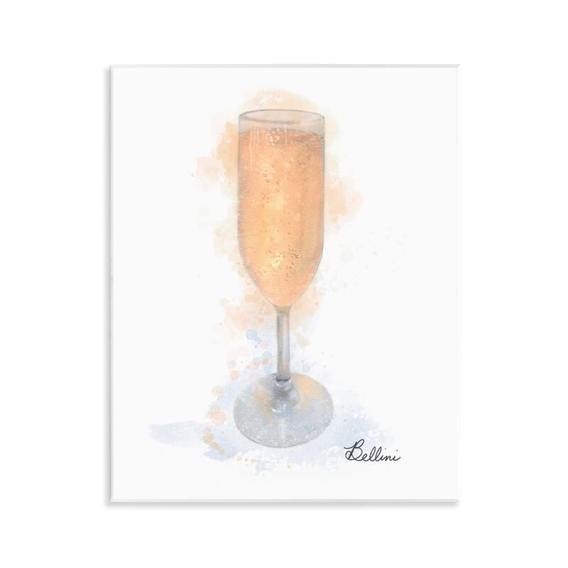 Stupell Gleaming Bellini Glass Wall Plaque Art Design By Matthew Piotrowicz - 11 x 14