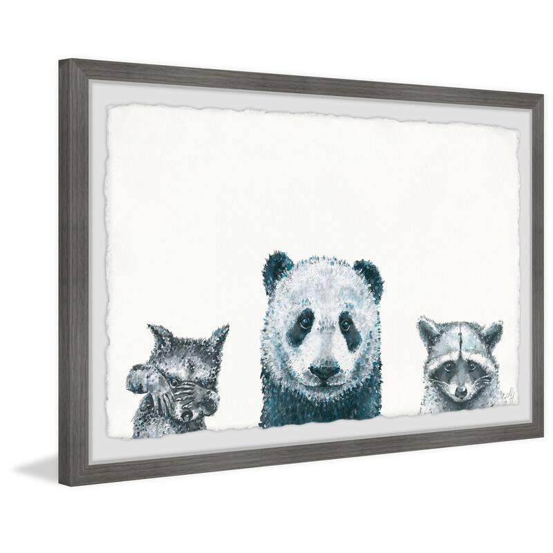 Shy Trio Framed Wall Art, Elegant Home Touch - Sophisticated Artwork for Refined Décor