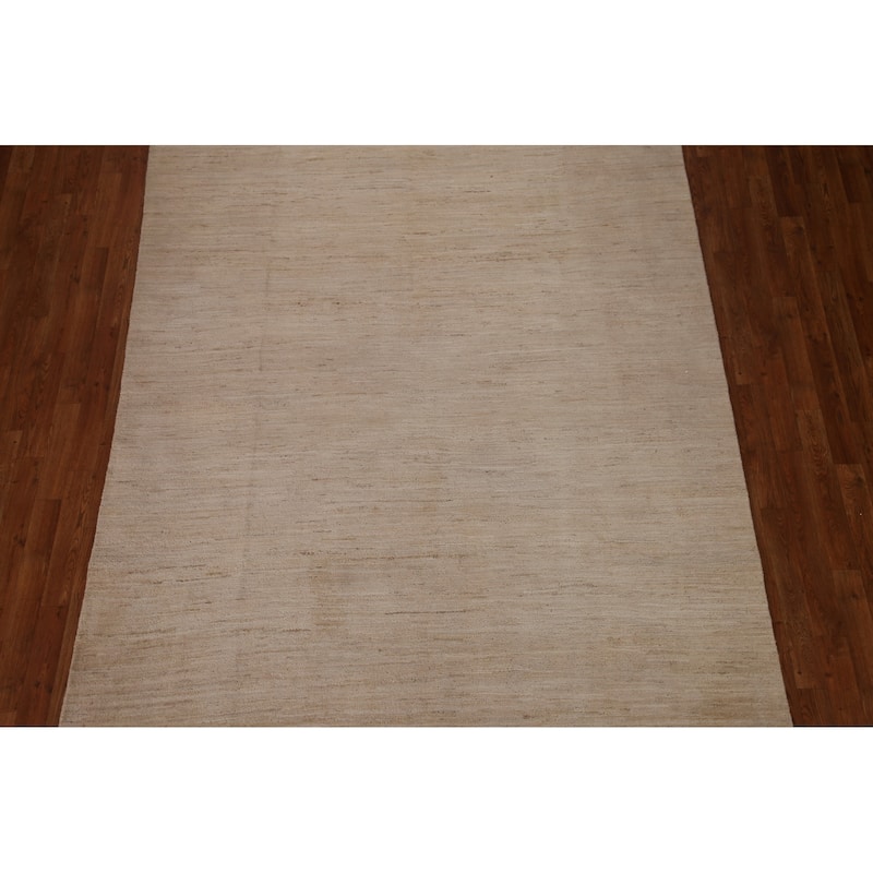 Gabbeh Kashkoli Oriental Area Rug Hand-knotted Wool Carpet - 6'7"x 9'6"