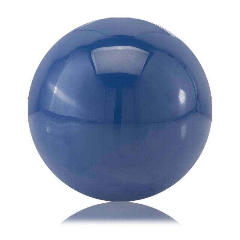 3" Black Enameled Aluminum Decorative Sphere