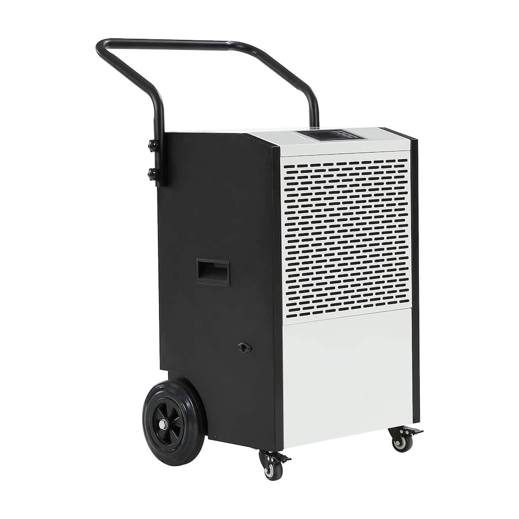 240 Pints/Day 8,000 Sq. Ft Commercial Dehumidifier with Pump & Dual Drainage, 16.4-ft & 6.56-ft Hoses Included, Auto Defrost
