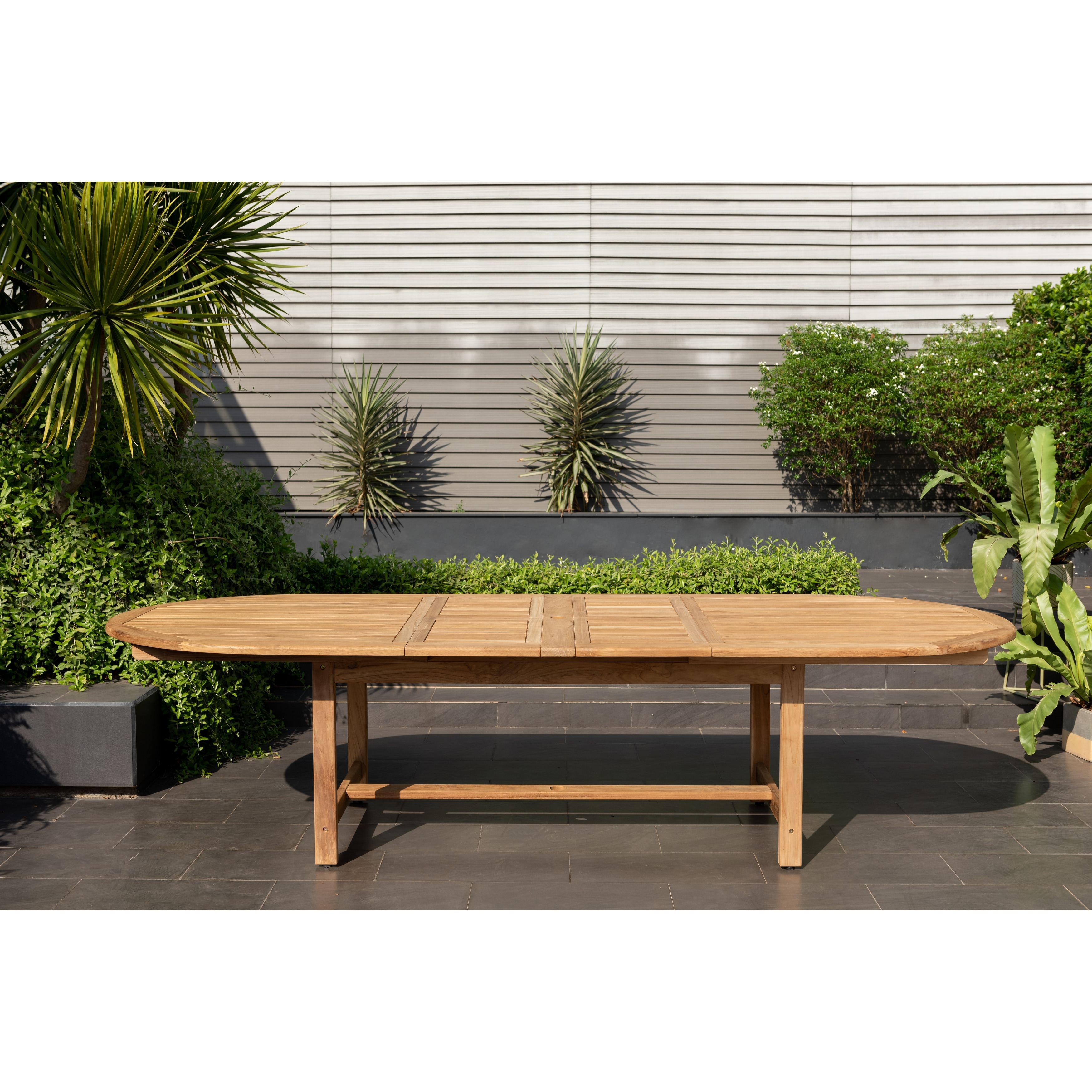 Amazonia Chiesa 11-piece Teak FSC Certified Extendable Outdoor