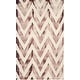 preview thumbnail 76 of 121, SAFAVIEH Dip Dye Marybeth Hand-tufted Wool Chevron Area Rug 4' x 6' - Ivory/Maroon - Rectangle