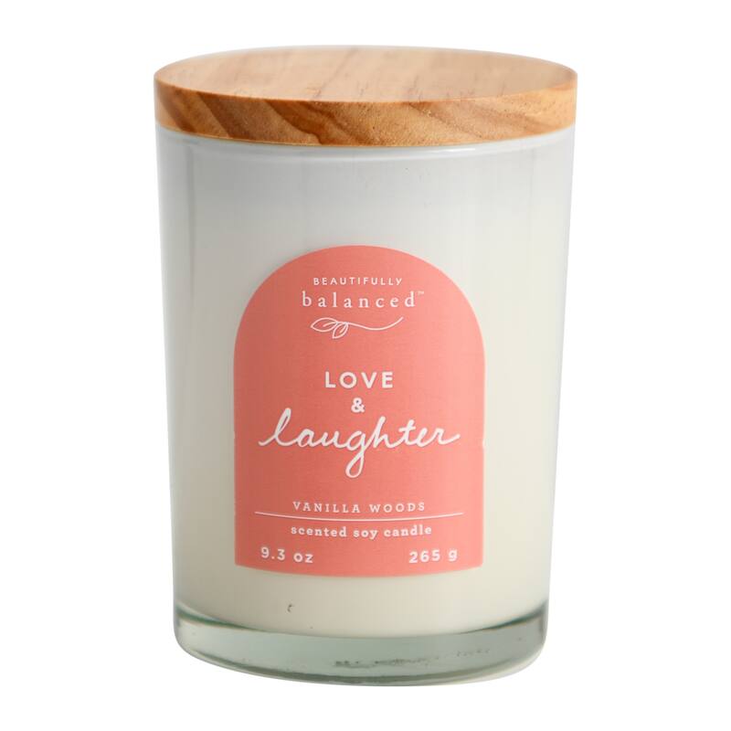 Beautifully Balanced Lidded Glass Scented Candle