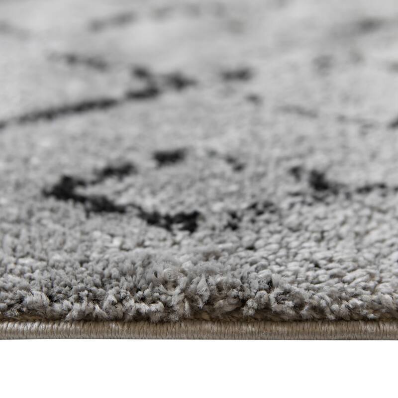 Aspen Denise Southwestern Geometric Shag Area Rug