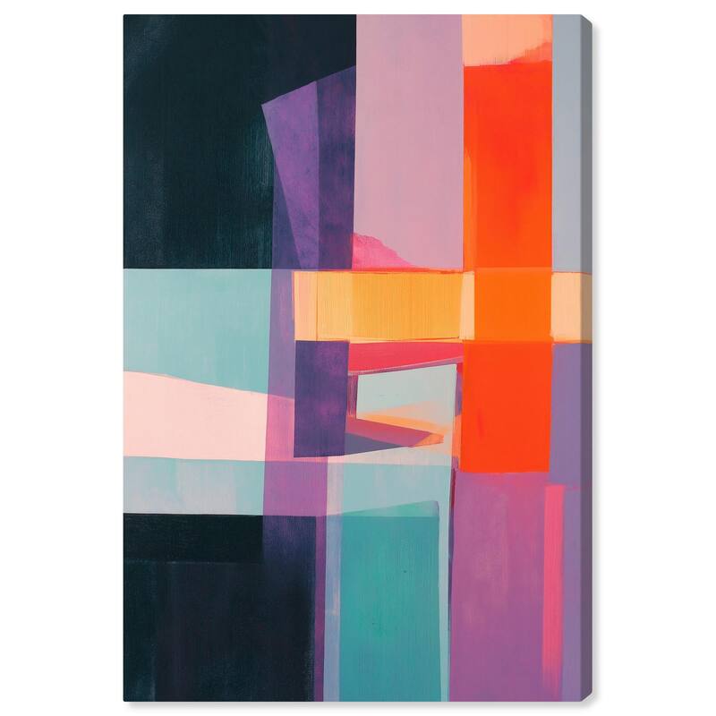 Color Blocks II Canvas by Art Remedy, Gallery Wrapped - 20" x 30"