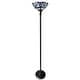 preview thumbnail 2 of 3, Gracewood Hollow Chopra Tiffany-style Antique Bronze Floor Lamp
