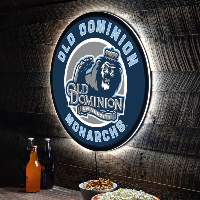Old Dominion University LED Lighted Sign - Clear