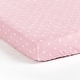 preview thumbnail 1 of 3, Lush Decor Elephant Stripe Dots Soft & Plush Fitted Crib Sheet Pink