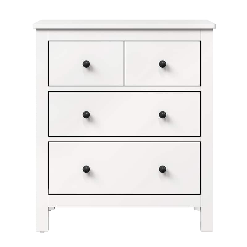 3-Drawer Dresser for Bedroom, Living Room & Entryway - White