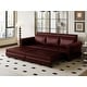 preview thumbnail 92 of 139, 93.7" Chesterfield King Pull Out Sofa Bed Sleeper Sofa with Nailhead Trim