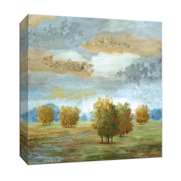 PTM Images 9-146848 PTM Canvas Collection 12" x 12" - "Lush Meadow II" Giclee Rural Art Print on Canvas