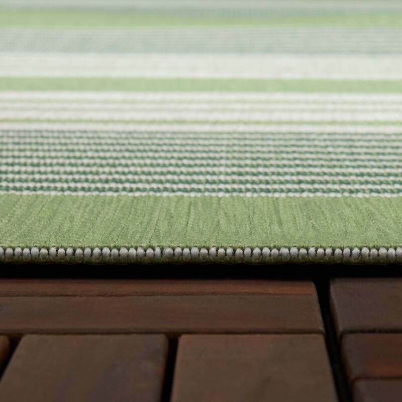 Jonah Striped Transitional Indoor/ Outdoor Area Rug