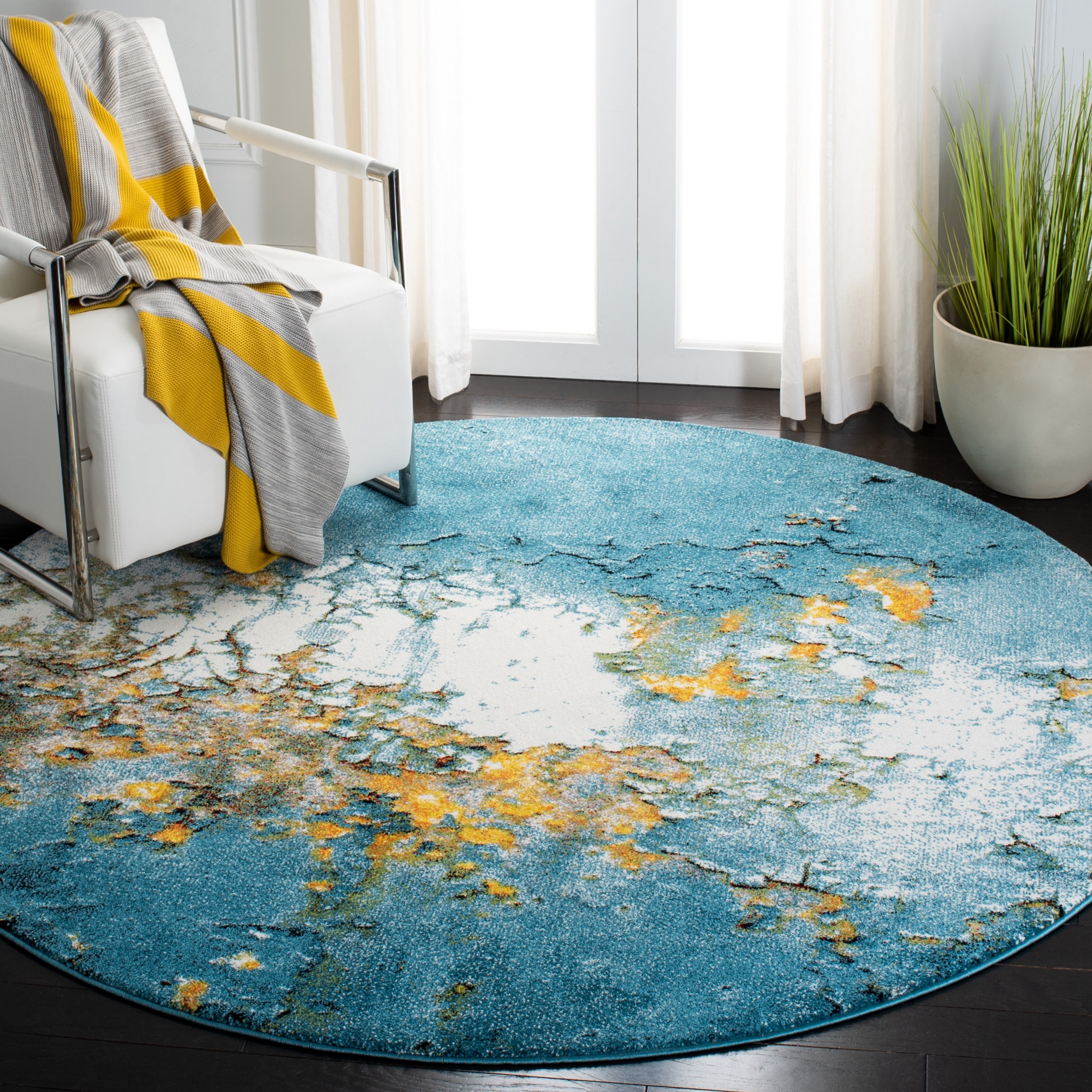 Safavieh Glacier Stephaine Modern Abstract Rug For Sale Online Ebay