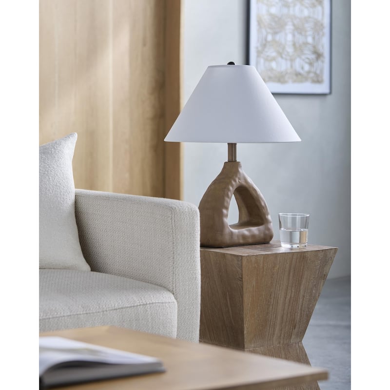 Livabliss Nordeste Traditional Accent Table Lamp - Brown
