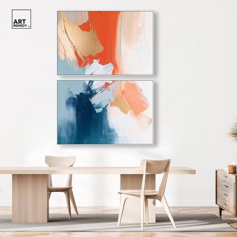 Orange Infusion II Canvas Set of 2 by Art Remedy