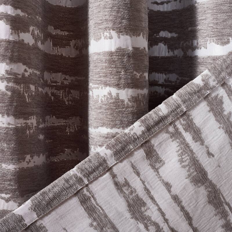 SAFAVIEH Sangeeta 52" x 84" Window Treatment Curtain Panel - 52Wx84L - Grey