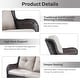 preview thumbnail 15 of 58, Gymojoy Outdoor High-back Wicker Loveseat Sofa For Home Garden