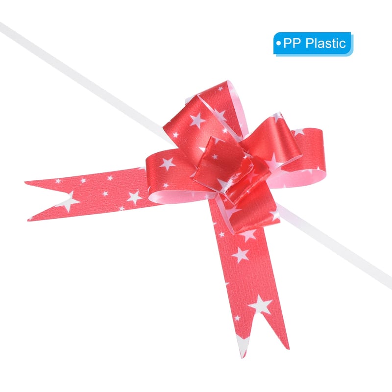 100Pcs 3.3inch Pull Bows Baskets Gift Wrapping Butterfly Knot Bow