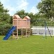 preview thumbnail 1 of 20, vidaXL Swing Set Outdoor Backyard Wooden Playground Equipment for Kids Age 3-8 181.5" x 126" x 93.7" Douglas
