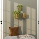 preview thumbnail 8 of 29, Gold, Black, Silver or White Metal Indoor Outdoor Floating Wall Planter (Set of 3) - S/3 9", 7", 6"H