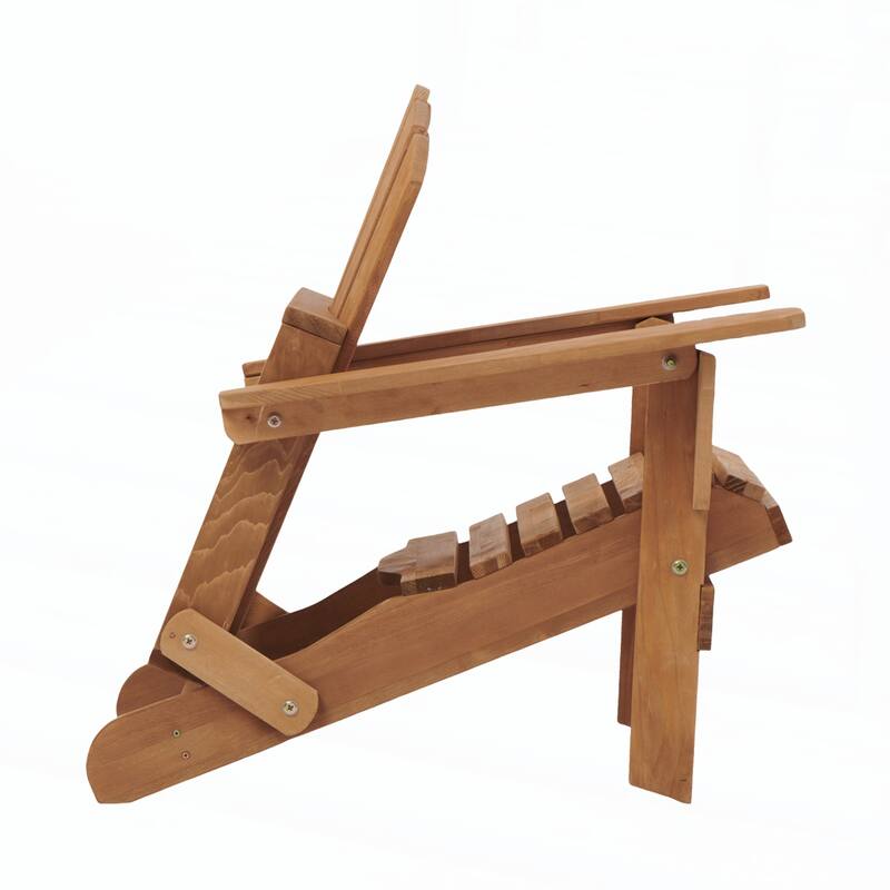 Oversize Wooden Outdoor Folding Adirondack Chair