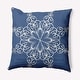 preview thumbnail 5 of 15, Snowflake Decorative Christmas Throw Pillow 16" x 16" - Blue
