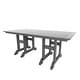 preview thumbnail 23 of 49, Laguna Hdpe All Weather Outdoor Patio 71" Rectangular Dining Table