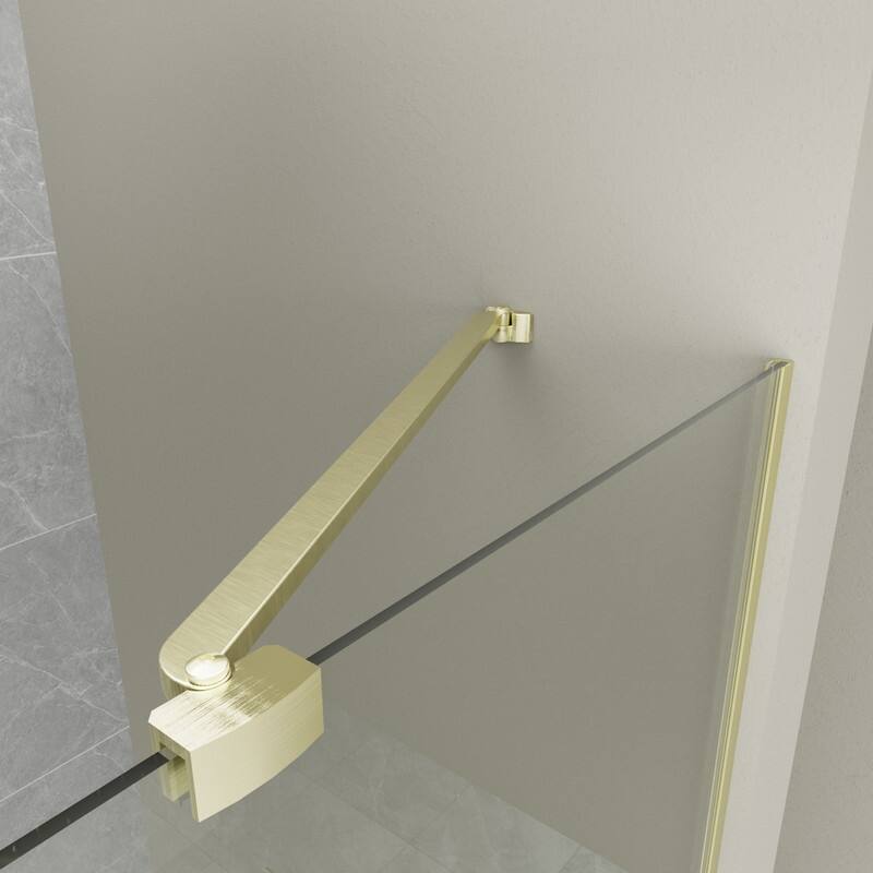 Alvana 60‘’×72'' Semi-Frameless Hinged Shower Door